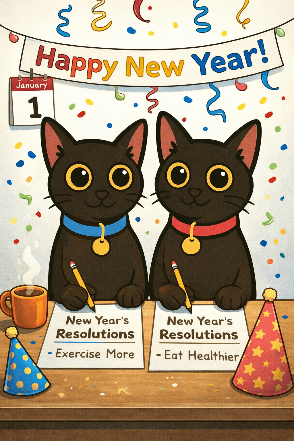 10 New Year’s Resolutions for Cat Owners&nbsp;🐾